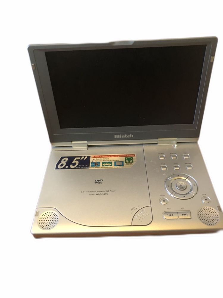 Mintek MDP-1815 Portable DVD Player 8.5 INCH Rechargeable Battery F1B