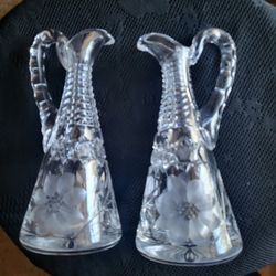 Crystal Etched Glass Decanters