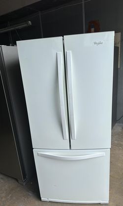 Whirlpool French Door White Refrigerator Fridge
