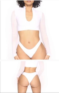 White bikini brand new small