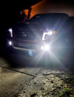 H1 LED Headlight Bulb, 10000 Lumens Super Bright LED Headlights Conversion Kit 6000K Glacier White 