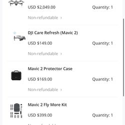 Used Once DJI Mavic Pro 2 With Smart Controller And Extra Accessories