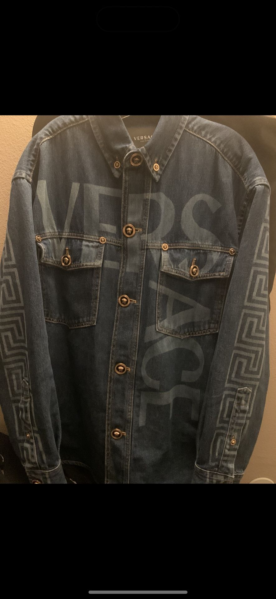 New Versace Denim Icon Jacket XLarge $2,000 Cash