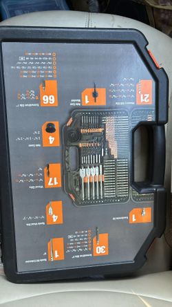 Drill Bit Set with Carry Case for Metal Masonry