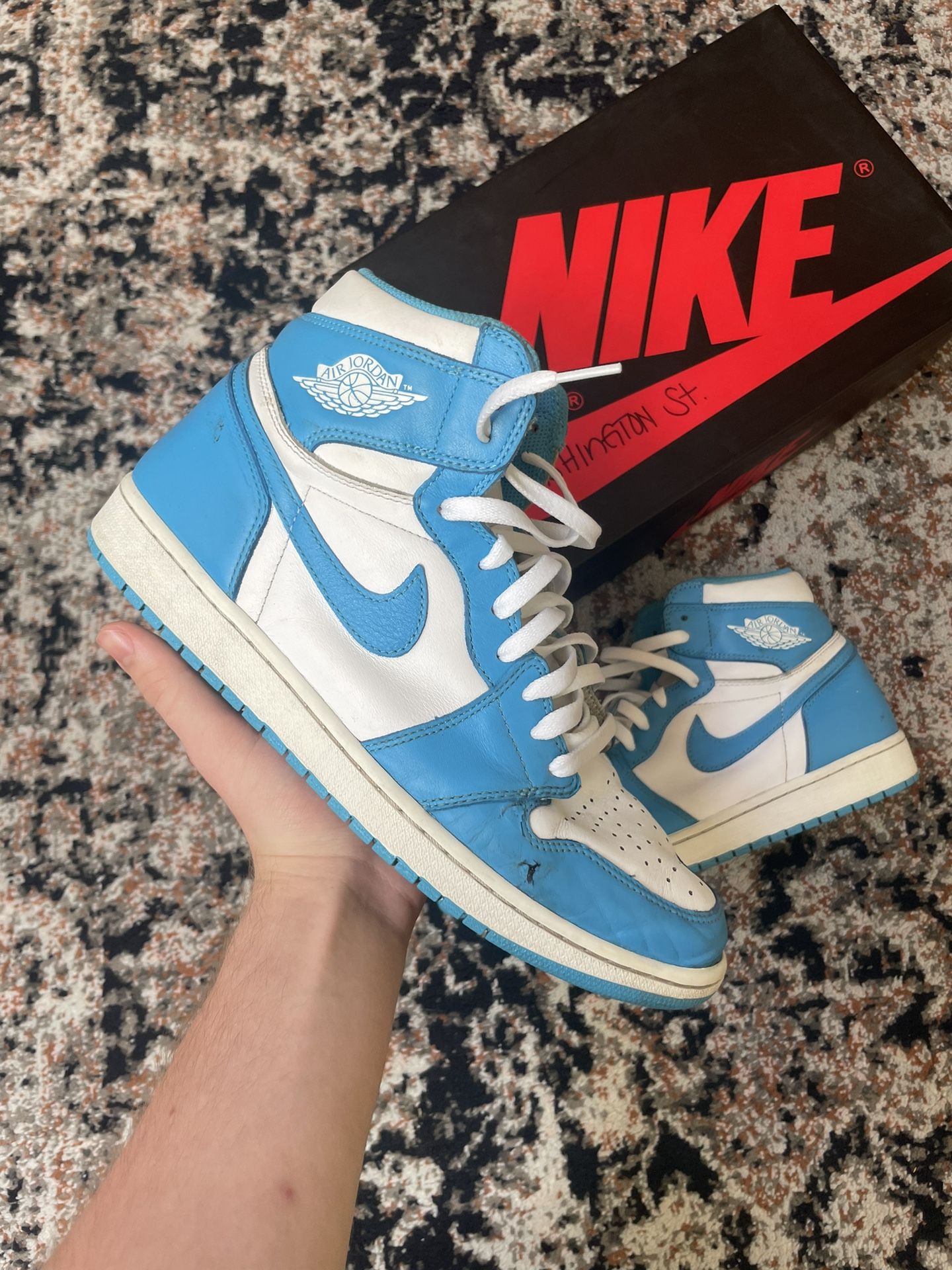 Jordan 1 UNC Size 12