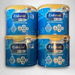 4 Tubs Enfamil Enspire Optimum 20.5 oz Each Exp 07/01/2025 