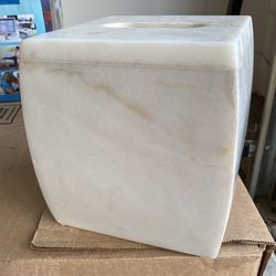 Real Marble Tissue Holder