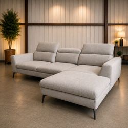 Modern Fabric Adjustable Sectional Sofa L shape w/ Chaise
