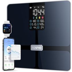 RENPHO Scale Elis 2* New Model, Smart Scale With BMI, Body Fat, Muscle Mass, Bluetooth,