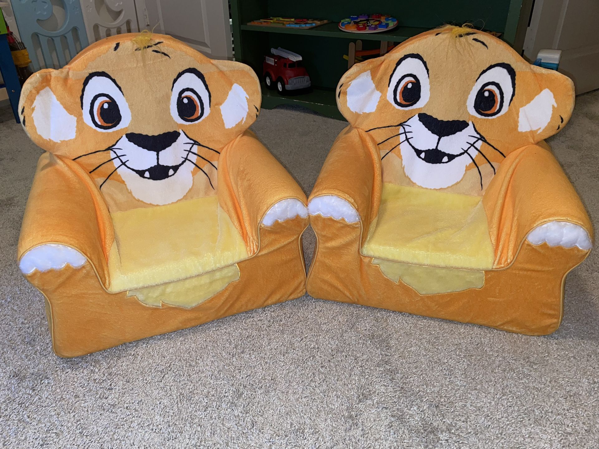Lion King Foam Cushion Kids Chairs
