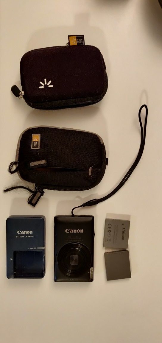 Canon powershot 300HS, 2 case logic cases, 2 batteries, charger, 2gb card