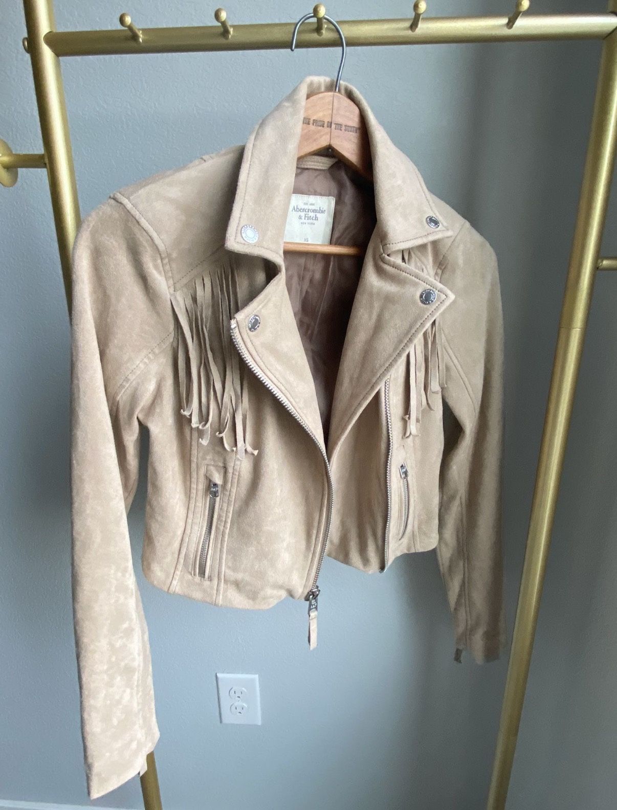 Abercrombie & Fitch Suede Jacket