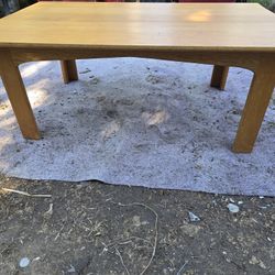All Wood Coffee Table