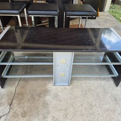 Nice Used Large Flat Screen TV Stand. 