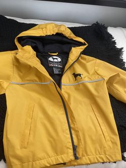 Raincoat.  Kids Black Dog Raincoat 4T