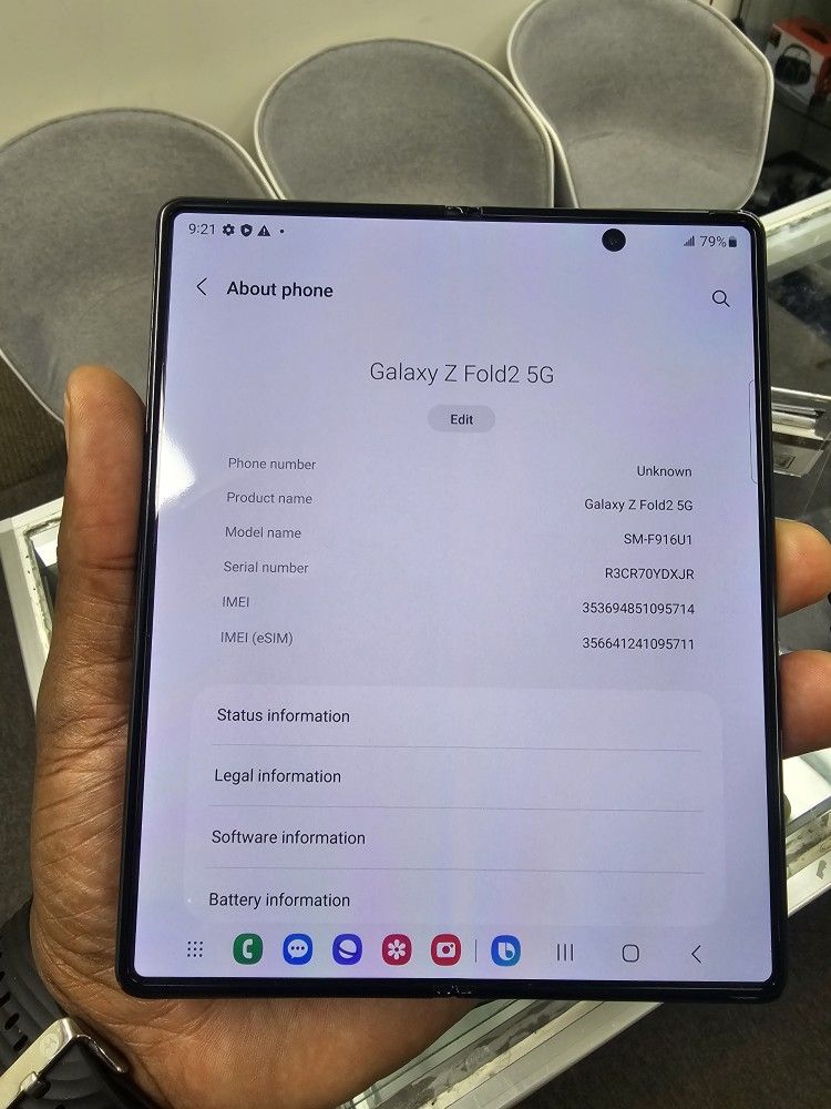 Samsung Galaxy Z Fold2 5G Unlocked 256gb 12gb RAM