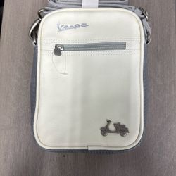White/Grey Vespa Messenger Bag 
