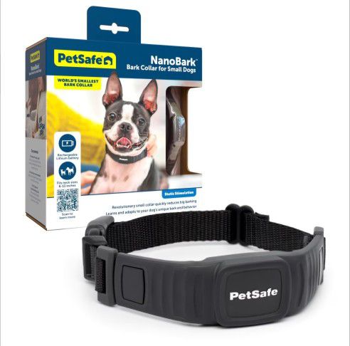 Petsafe NanoBark Collar by PetSafe Rechargeable Dog Bark Collar, Black

