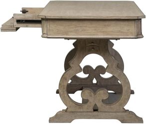 Liberty Furniture 60” Writing Desk – Heathered Taupe – Excellent Conditi