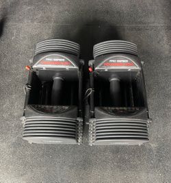 PowerBlock Pro 50 Adjustable Dumbbells 5-50 lbs… Home Gym Fitness…. $300 Price is Firm!!!!