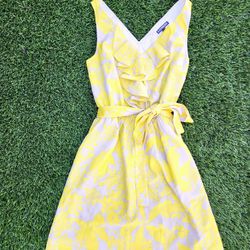 Express Silky Yellow Dress 