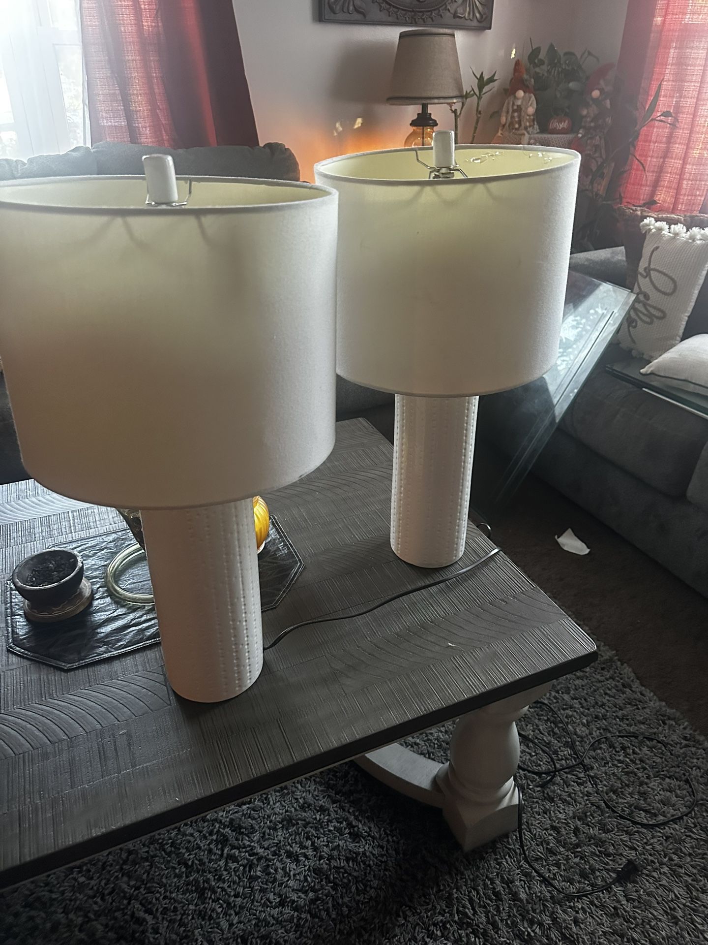 sets white lamps 