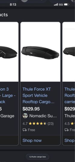Thule Force XT CARGO TOPPER