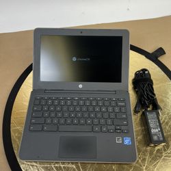 Used Mostly Working (bad Camera) HP Chromebook 11 G7 EE 11.6" 4GB Celeron 16Gb Hard Drive, 94% Battery Health, System Updated Until 2029, Bad Cam 