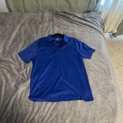 Reebok mens performance ace polo shirt blue Large