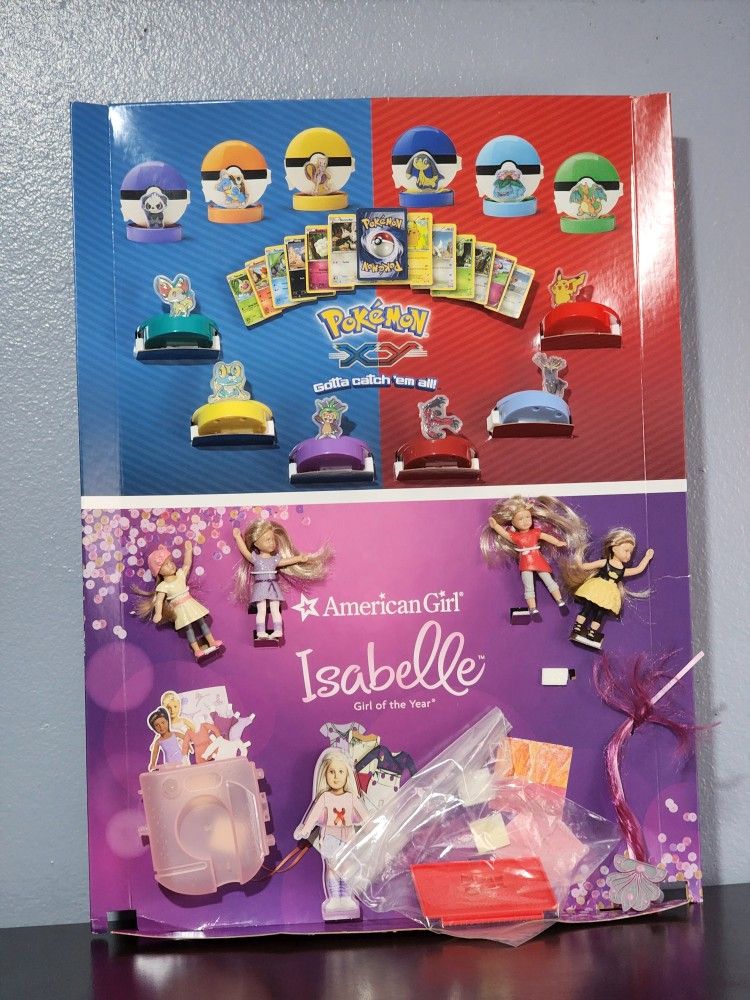 2014 Pokemon XY/American Girl McDonald's Display