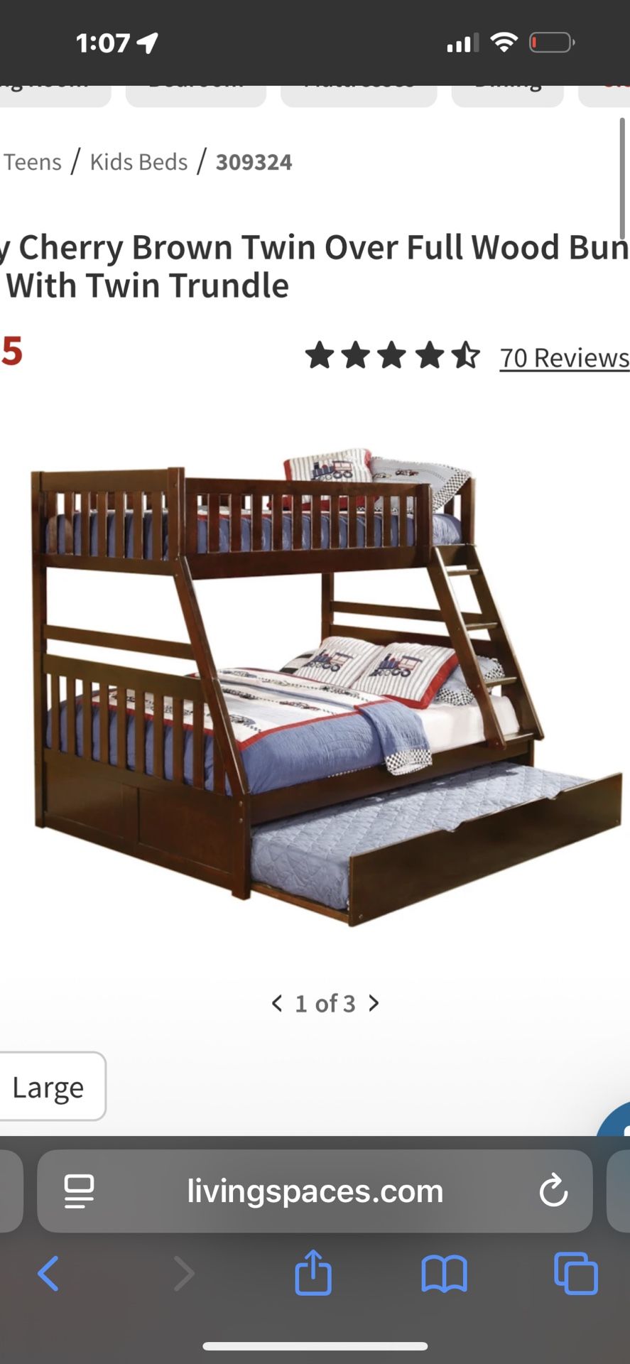 Bunk Bed With Trundle