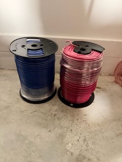 Wire  #10 Blue and Red 500ft