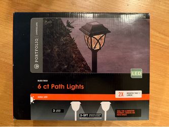 6x Path solar LED lights