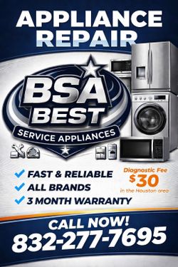 Washer and dryer repair