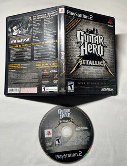 GUITAR HERO GH METALLICA PS2 PLAYSTATION CIB COMPLETE