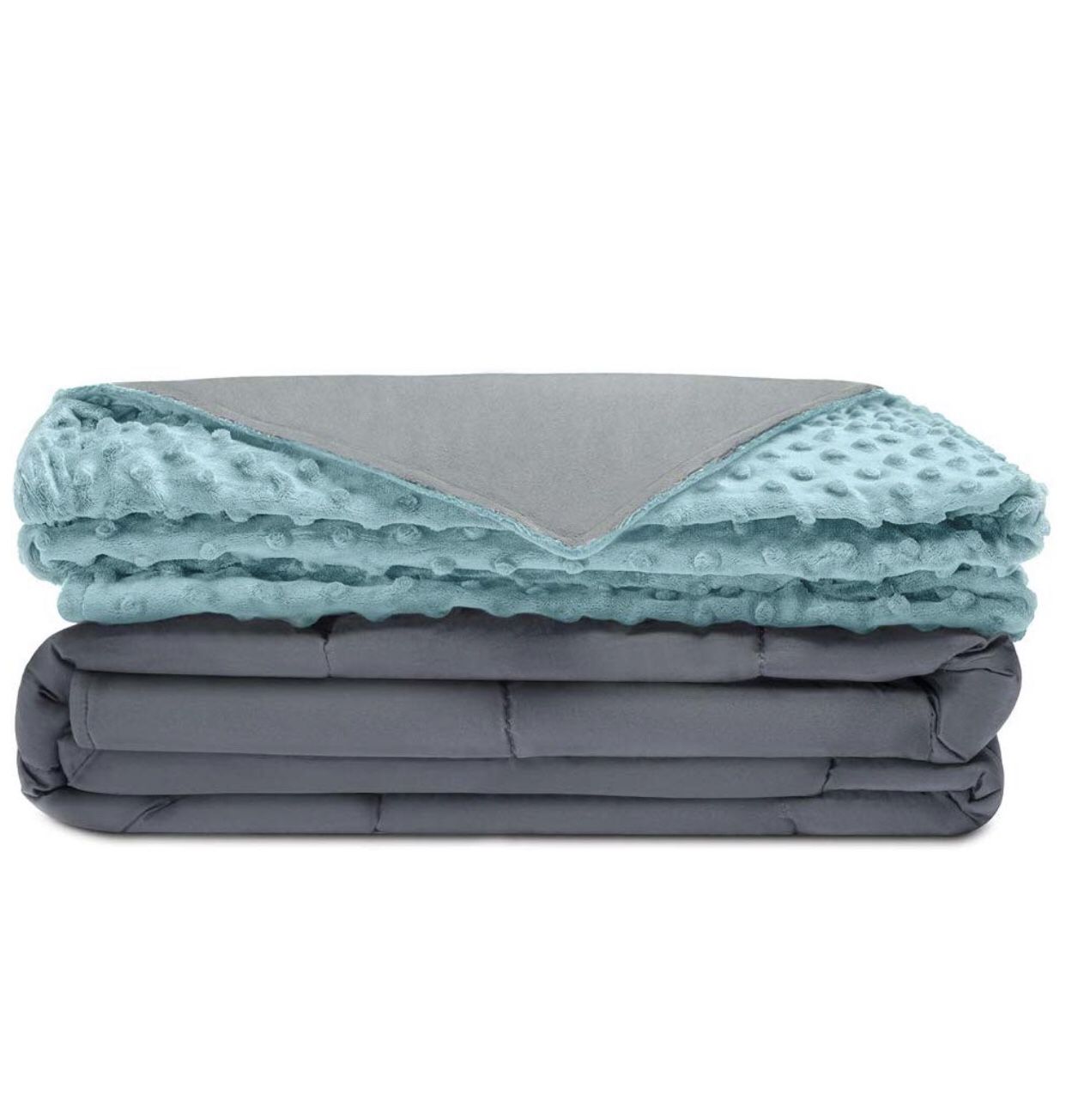 Premium Weighted Blanket | 41”X60” | 10 LB| Tide - Grey