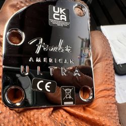 Fender Ultra Stratocaster Guitar Neck Plate - Used 