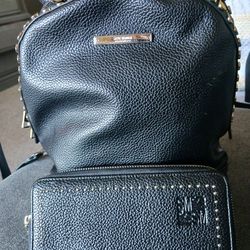 Ladies Backpack And Wallet Set 