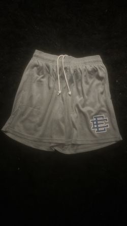 Grey & Blue Eric Emmanuel Shorts