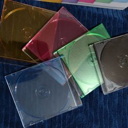 CD/DVD SLIM COLOR CASES