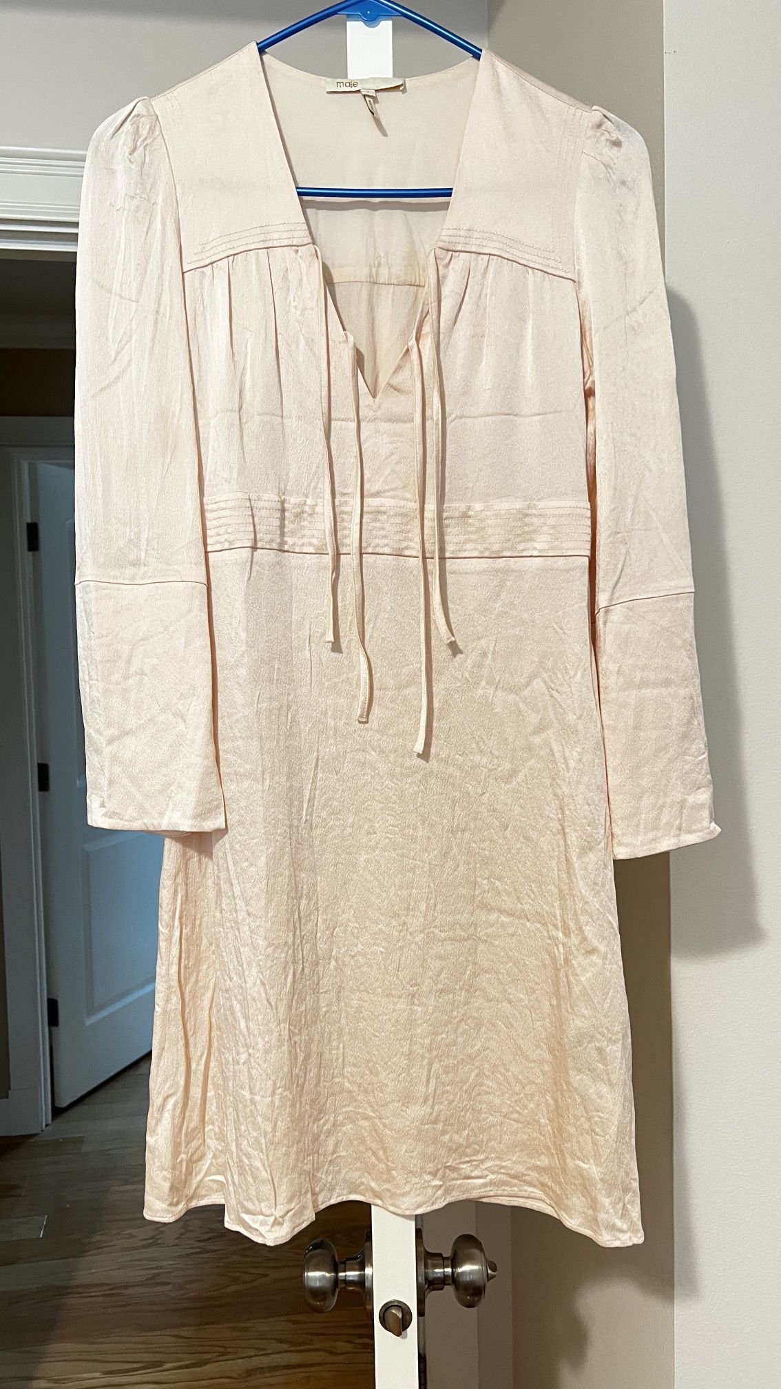 Maje Pale Pink Dress, Size 1, US2/4