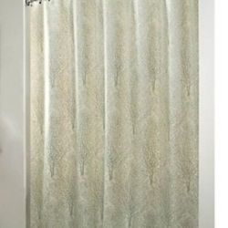 Silver Shower Curtain 
