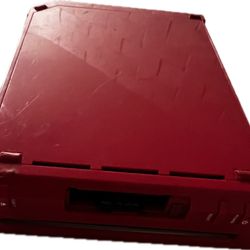 Red Nintendo Wii console (console only as pictured)