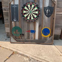 Reclaimed Wood Dartboard 