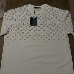 White  LV Shirt Size M,L,XL Brand New With Tags And Bag