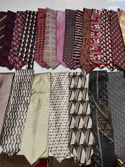 Various Designer Quality Neckties , Many Silk