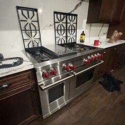 Stove And Sub Zero Refrigerator 