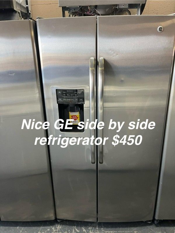 Nice GE Side By Side Refrigerator