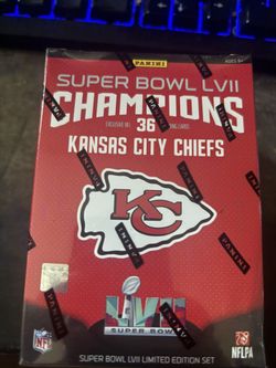 2023/24 Panini Super Bowl LVII Champions Kansas City Chiefs 36 cards Sealed Box