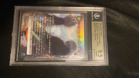 BGS 9.5 Union Arena Attack on Titan Zeke Jaeger SR